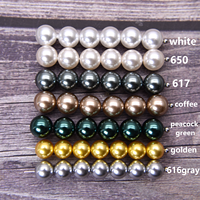 Cristal coloré verre parfait rond perles de perles en vrac trou complet Imitation collier Bracelet pour bijoux à bricoler soi-même faisant des accessoires