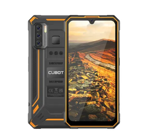 Cubot KingKong 5 Rugged 4GB+32GB Phone FACE ID Unlock IP68 Waterproof Smartphone 5000mAh 48MP Triple Camera Android 11 NFC