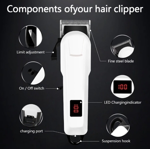 Barber Use Professional Hair Cutter Cordless and Rechargeable <strong>Trimmer</strong> for <strong>Top</strong> Quality - Product Image 3