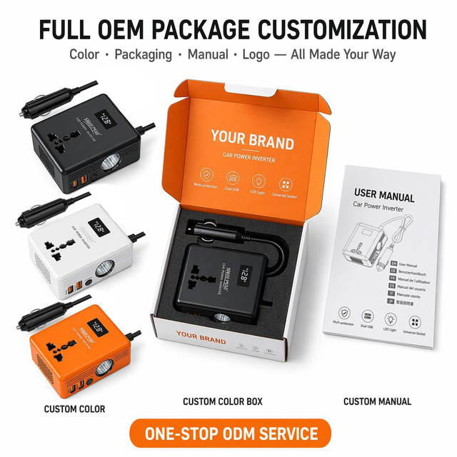 Factory Wholesale 200W Inversor 12V 220V Car Power Adapter Portable Charger Car Power Inverters for Vehicle