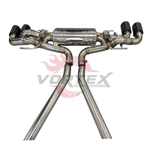 Escape central con válvulas de acero inoxidable Vortex para Alfa Romeo Giulia 2.9 510CV Performance Quadrifoglio - Product Image 3