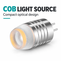 Ampoules LED G4 12V Mini COB en aluminium pour éclairage de lustre et d'armoires, remplacement d'ampoules halogènes