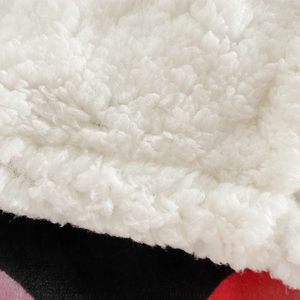 Manta Reversible de felpa <span class=keywords><strong>Sherpa</strong></span>, <span class=keywords><strong>colcha</strong></span> de lujo personalizada para sofá o sofá - Product Image 4