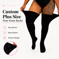Chaussettes de compression montantes grande taille pour femmes, à compression graduée, pour mollets larges, idéales pour les voyages, le travail et le quotidien