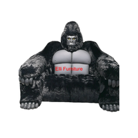 Heißer Verkauf: Gorilla-Sofa-Sessel aus Kunstfell, Sektionalcouch mit Händen und Füßen, Hotel-Lobby-Villa-King-Kong-Pads, günstig aus China erhältlich