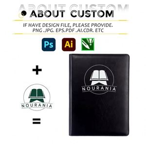 Porte-documents de bureau personnalisé en cuir PU A4 avec bloc-notes et logo – Vente en gros - Product Image 2