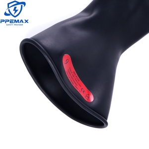 14inches Tear Resistant Dielectric <strong>Gloves</strong> Half-size Lineman 500V AC Ultra Thin Rubber Class 0 <strong>Gloves</strong> Against Electricity - Product Image 5