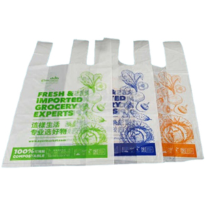 90C Hot Water Soluble PVA Material T-shirt Shopping <b>Bag</b> - Product Image 5