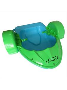 Bote de Pedales Plegable Portátil de Plástico para Piscina o <span class=keywords><strong>Mar</strong></span>, Bote Tradicional de Remo Manual para Diversión Acuática en la Playa - Product Image 1