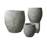 Pot & Planter Bunga Silinder Modern dari Semen - Ramah Lingkungan, Tahan Lama, Dekorasi Rumah & Taman