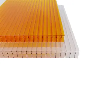 Hot Sale Fire Resistant 4 Wall Polycarbonate Pc Sun Sheet Manufacturer For Pergola Cover