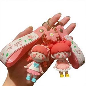 Llavero Colgante de Muñeca de Plástico con Diseño de Chica Anime Sakura, Creativo y Lindo - FYQC - Product Image 1