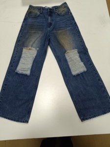 Pantalones vaqueros personalizados <span class=keywords><strong>de</strong></span> fabricante con árbol invertido, Camuflaje, pintura <span class=keywords><strong>de</strong></span> barro sucio, pantalones vaqueros Cargo, pantalones vaqueros, pantalones para hombre - Product Image 5