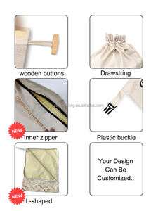 खाद्य भंडारण कपड़े बैग पुनः प्रयोज्य कार्बनिक लिनन बीसमोम ब्रेड बैग के लिए - Product Image 6