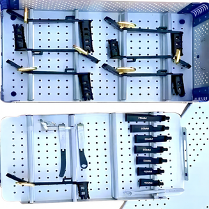 Juego de Retractores para Microdiscectomía Lumbar Caspar, Clase I, Manual, Acero Inoxidable, Certificado CE, Caja de Esterilización para Uso Hospitalario - Product Image 1