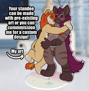 Standee Acrílico Personalizado de Anime Fursona OEM ODM - Product Image 2