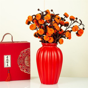 हॉट सेलिंग सरल डिजाइन घर की आपूर्ति आंतरिक सजावट के लिए फूलों की व्यवस्था कंटेनर प्लास्टिक फूल की व्यवस्था - Product Image 2