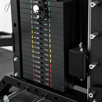 Machine Smith multi-stations commerciale avec crossover par câble et rack de musculation pour entraînement complet du corps – Équipement de gym