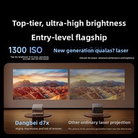 Proyector DLP para Cine en Casa Dangbei D7X, 1080P, Decodificación 4K, Láser Portátil de Alto Brillo, 1100 Lúmenes, Amplio Rango de Color DCI-P3, Android 12, 3D
