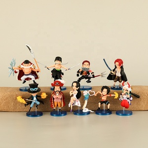 ฟิกเกอร์อนิเมะวันพีซ ชุด 9 ตัว โซโล เอซ ซาโบ แชงค์ส เอ็ดเวิร์ด แฮนค็อก ยามาโตะ คาตาคุริ โรเจอร์ ของสะสม โมเดล ของตกแต่ง - Product Image 1