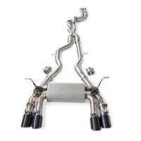 Système d'échappement Catback avec silencieux pour BMW M2 Competition M2C F87 S55 3.0T 2018-2020, en acier inoxydable SS304, avec valve, pour amélioration de voiture de course