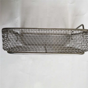 Stainless Steel <strong>Wire</strong> Mesh <strong>Storage</strong> <strong>Basket</strong> Multi-Function Organizational <strong>Basket</strong> Fashionable Square Rectangle Quality <strong>Storage</strong> - Product Image 5
