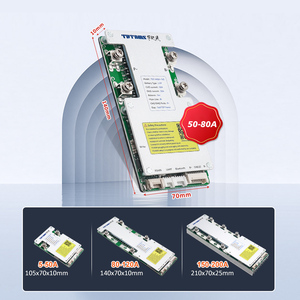Mạch bảo vệ PCBA TDT cho thiết bị điện tử, pin Lifepo4, <span class=keywords><strong>BMS</strong></span> thông minh 16S <span class=keywords><strong>17S</strong></span> 60V 10A <span class=keywords><strong>20A</strong></span> 30A 40A 50A, Cell 3.2V - Product Image 3
