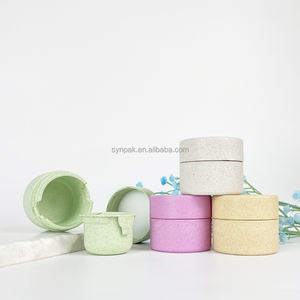 Eco-Friendly 15ml Reciclado Material De Palha De Trigo Recarregáveis Frascos De Plástico para Cosméticos Face Cream Loção Em Pó Solto Recipientes - Product Image 4