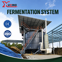 Tanque de Fermentación de Compostaje de Residuos Orgánicos Inteligente, Control Remoto por Aplicación PLC, Fermentador de Fertilizantes Automático Accionado Hidráulicamente