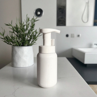 Bouteilles rondes Boston de 150 ml et 500 ml avec pompe à mousse pour gel douche, lotion, soins de la peau, emballage pour soins de la peau