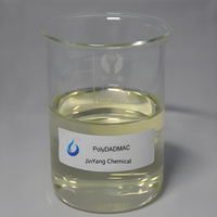 Polydadmac Liquide 40% Liquide Viscose Jaune Clair Coagulant Polyelectrolytique Cationique Floculant pour Traitement des Eaux Usées Huileuses