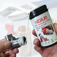 Cordon d'étanchéité pour tuyau d'eau de robinet 50M 80m 160m, fil d'étanchéité rapide, ruban d'étanchéité PTFE pour filetage de plomberie, réparation de fuites de gaz naturel et de douches