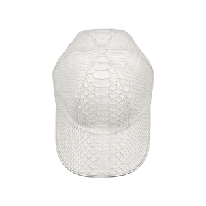 ZENOS Luxury Custom Python Skin Baseball Cap <b>Waterproof</b> Sports Golf Travel <b>Hat</b> with Silver Copper Buckle - Product Image 4