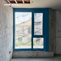 Ventanas Abatibles de Aluminio 6063-T5 con Aislamiento Térmico y Protección Contra el Viento para el Hogar, Listas para Enviar, Venta al Por Mayor de Fábrica