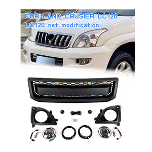 Kits de conversión de kit de carrocería de actualización de rejilla Compatible con red de faro para <span class=keywords><strong>Land</strong></span> <span class=keywords><strong>Cruiser</strong></span> Prado LC120 FJ120 2003-2009 - Product Image 3