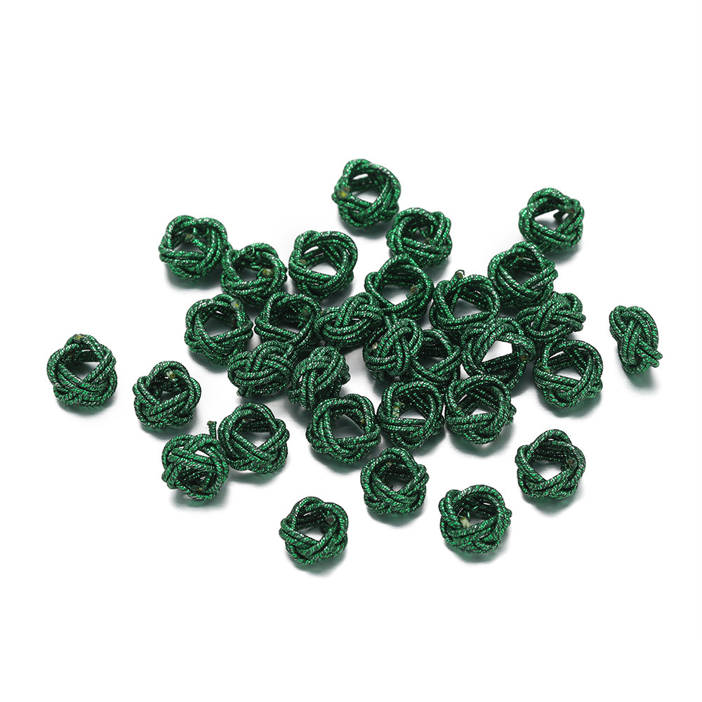 Emerald green pineapple knot