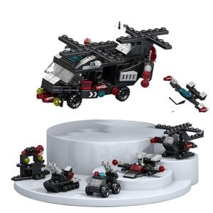 Petite boîte de jouets pour enfants, blocs de construction, fusée spatiale, mecha, <span class=keywords><strong>dinosaure</strong></span>, char, avion - Product Image 4