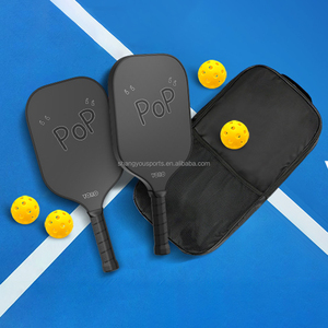 <span class=keywords><strong>Meilleur</strong></span> kit de raquettes de <span class=keywords><strong>pickleball</strong></span> en fibre de carbone T800 personnalisé OEM 2025, pressé à chaud, 2 raquettes, 4 balles, pour le divertissement - Product Image 4