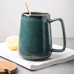 Venta de Fábrica, Taza de Porcelana Europea Retro de 700 ml, Certificada por BSCI, de Alta Calidad, Apta para Lavavajillas y Microondas, Creativa, para Café y Té de Oficina - Product Image 1