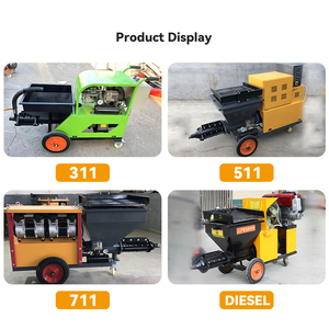 Motor automático arena <span class=keywords><strong>mortero</strong></span> pulverización bomba máquina/pared cemento yeso máquina CON MEZCLADOR PARA LA CONSTRUCCIÓN - Product Image 6
