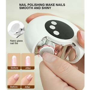 Automatic Rechargeable Electric Nail Clipper <b>Three</b> Speed Safety Sharp Electric Fingernail Cutter Electric Nail Clipper with LED - Product Image 3