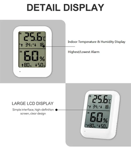 Indoor/Outdoor Thermometer Hygrometer Household <strong>Temperature</strong> and <strong>Humidity</strong> <strong>Tester</strong> Moisture Meter - Product Image 5