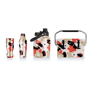 128Oz Một Gallon 2 Nắp Rơm Và Vòi Bị Rò Rỉ Bằng Chứng Chân Không Cách Nhiệt Thép Không Gỉ Nóng Lạnh Đôi Tường Đơn Giản Growler - Product Image 5