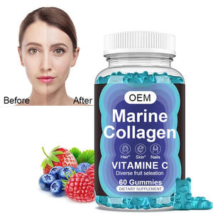 Mới Đa Cà Phê Thủy Phân Retinol Vitamine C Hydrolys Vẻ Đẹp Sữa <span class=keywords><strong>Collagen</strong></span> Marine Bổ Sung <span class=keywords><strong>Collagen</strong></span> Gummies Cho Tóc Da - Product Image 1