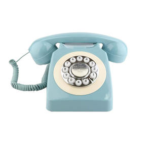 Vert Noir Couleur Design Mode USA Rétro Maison Filaire Européenne Antique Vintage Téléphones Style Ancien Mini Téléphone Fixe - Product Image 1