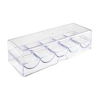 YH 100 pièces, étui à jetons de poker en acrylique transparent de haute qualité de 40 mm avec couvercle Yha-052, utilisation en intérieur
