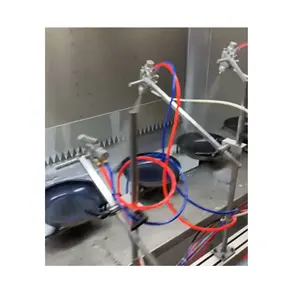 Metal kaplama makineleri tencere kaplama makineleri hattı otomatik boya püskürtme hattı alüminyum tozu kaplama hattı