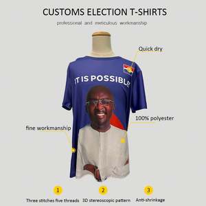 Camiseta personalizada de Irán para hombre, camiseta promocional para votar en las elecciones, transpirable y de secado rápido Camiseta deportiva, poliéster - Product Image 4