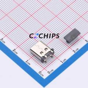 HX TYPE-C 14P LT H10.0 USB Connector SMD Connector ( Connector Type: Type-C )( Protocol Standard: USB 3.1 )( Gender: Female ) - Product Image 2