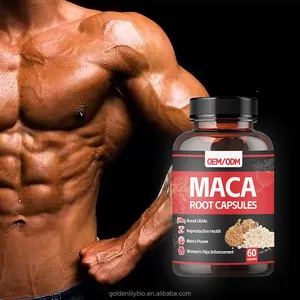 Hot Selling Products Wholesale Customization Ultimate Maca Root Capsules Supplement Men Use Reproductive Health Black Maca